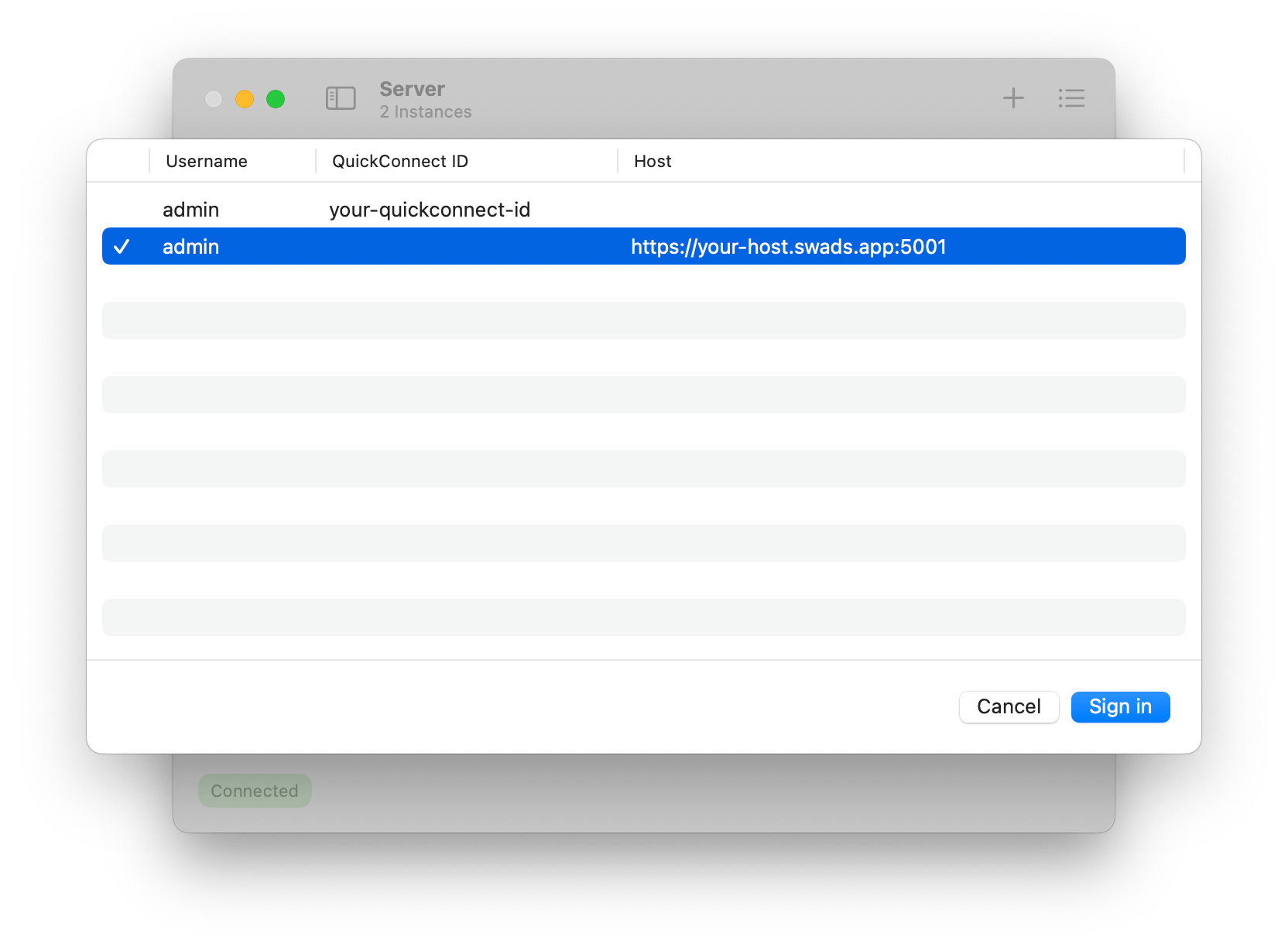 Multi-instance management